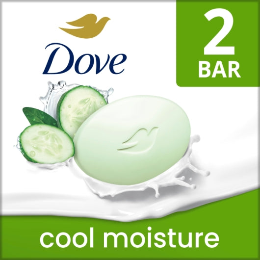 Dove Bar Soap Cool Moisture, 7.5 Ounce — 12 Per Case