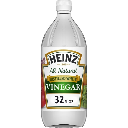 Heinz Distilled White Vinegar Bottle, 946 Milliliter — 12 Per Case