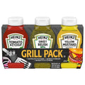 Heinz Assorted Relish, Mustard And Ketchup Picnic Pack Bottles, 3.375 Pound — 4 Per Case