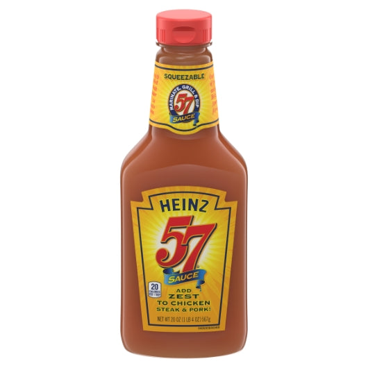 Heinz 57 Squeeze Sauce Bottle, 1.25 Pound — 12 Per Case