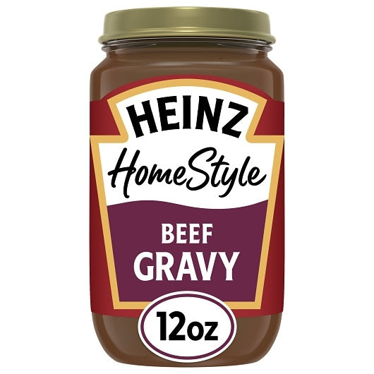 Heinz Homestyle Beef Gravy Jar, 340 Gram — 12 Per Case