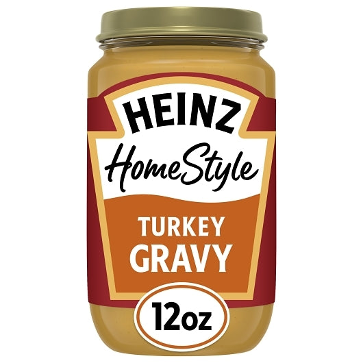 Heinz Homestyle Turkey Gravy Jar — 12 Per Case