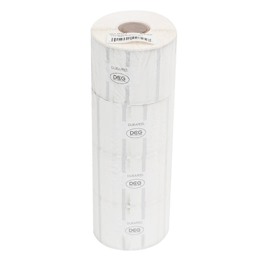NCCO Durapeel Removable Blank White Labels — 6 Per Case