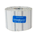 DateCodeGenie Dissolving Blank Label 2"X1", 1000 Count — 4 Per Case