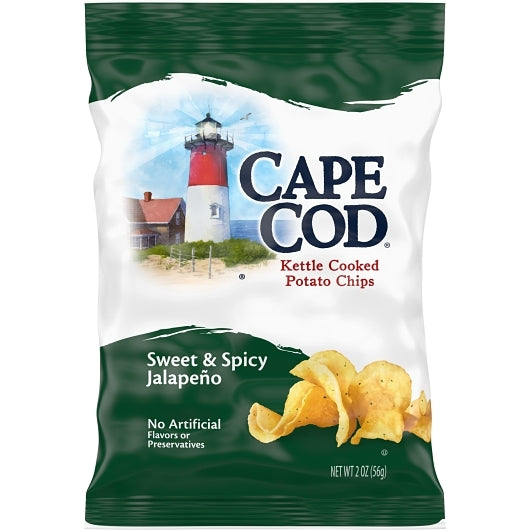 Cape Cod Jalapeno Potato Chip, 2 Ounce — 6 Per Case