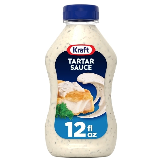 Kraft Tartar Sauce Bottle, 354 Milliliter — 12 Per Case