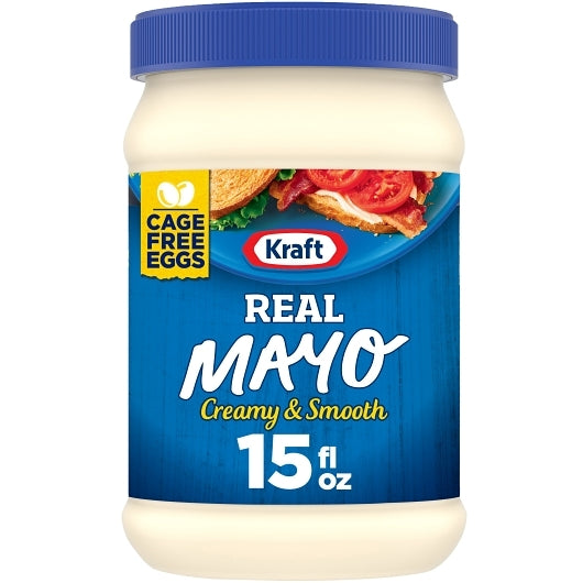 Kraft Mayonnaise Jar, 394 Gram — 12 Per Case