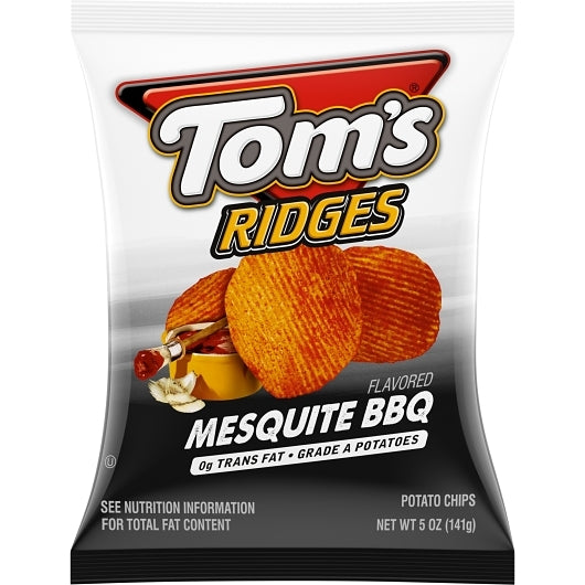 Toms Flat Chips Mesquite Bbq, 5 Ounce — 9 Per Case