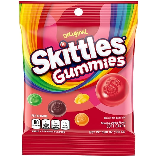 Skittles Original Pack Gummies, 5.8 Ounce — 12 Per Case