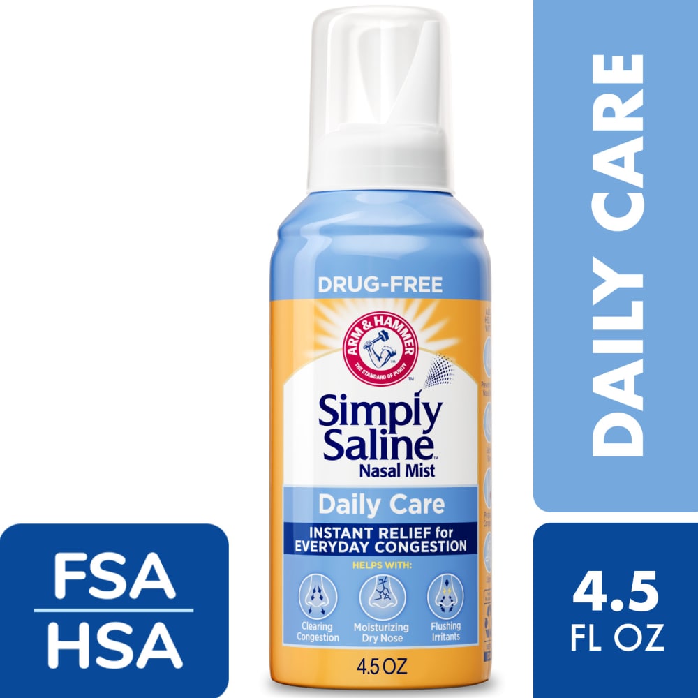 Simply Saline Daily Care, 4.5 oz — 24 Per Case