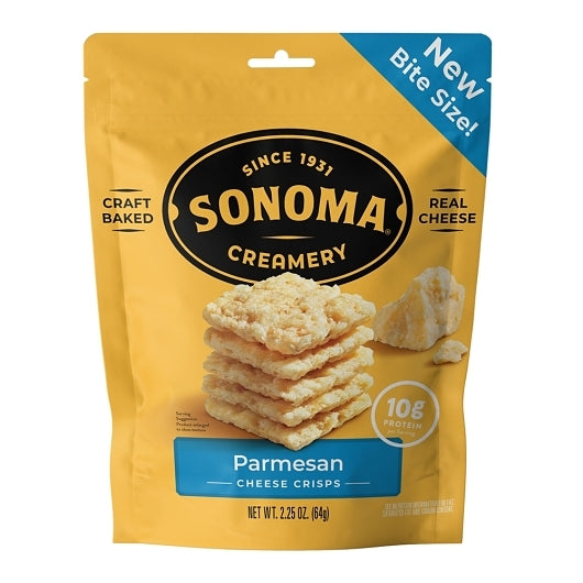 Sonoma Creamery Crisps Parmesan Crisps, 2.25 Ounce — 6 Per Case