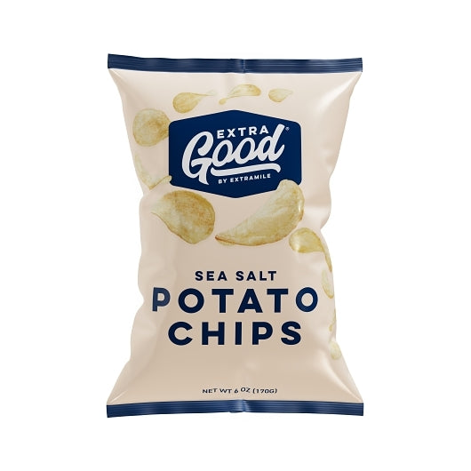 Extragood Potato Chips Sea Salt, 6 Ounce — 12 Per Case