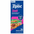 Ziploc Easy Guide Snack Bag, 50 ct — 12 Per Case