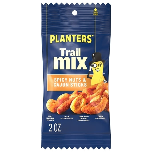 Planters Cajun Trail Mix, 2 Ounce — 72 Per Case