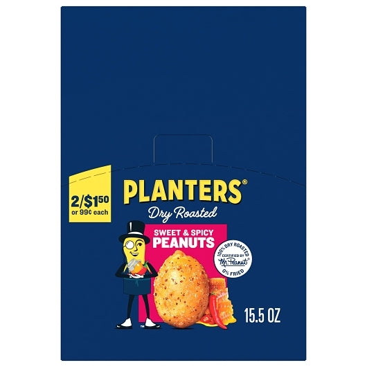 Planters Sweet & Spicy Nuts, 1.75 Ounce — 108 Per Case