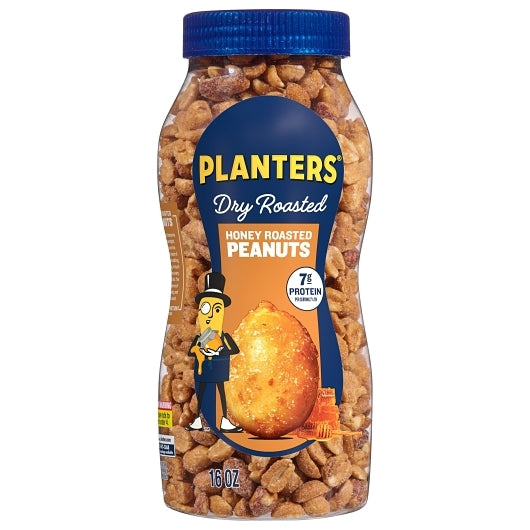 Planters Dry Honey Roasted Peanut, 16 Ounce — 12 Per Case