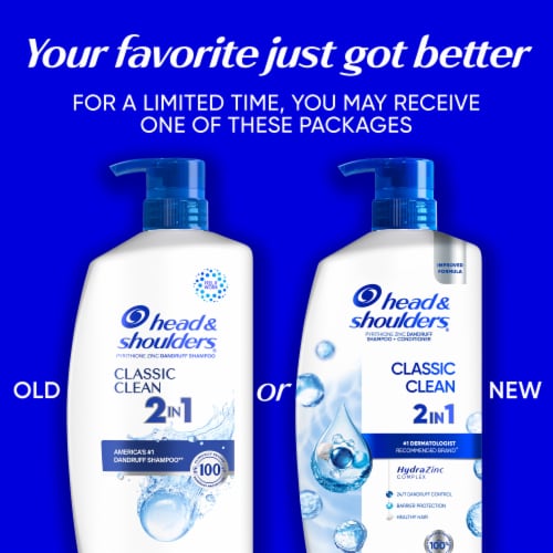 Head & Shoulders 2-in-1 Classic Clean, 28.2 oz — 4 Per Case