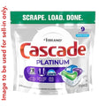 Cascade Auto Dishwashing Pouch with Liquid & Powder Fresh Scent, 4.8 Ounce — 54 Per Case