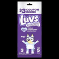 Luvs Platinum Protection Diapers Base Version Sample Mixed Size 3-5, 40 Count — 1 Per Case