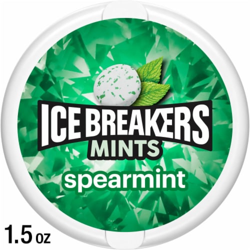 Hershey's Ice Breakers Spearmint Tin, 1.5 oz — 192 Per Case