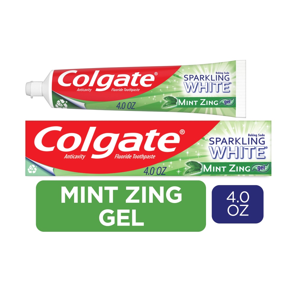 Colgate 4 oz Sparkling Wht Mint — Case of 24