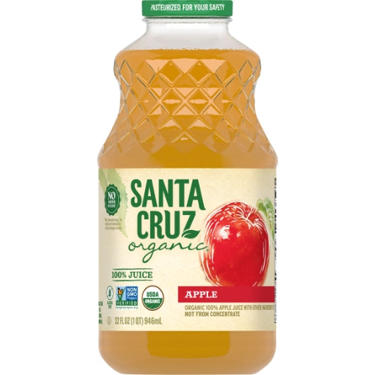 Santa Cruz Organic Apple Juice — 6 Per Case