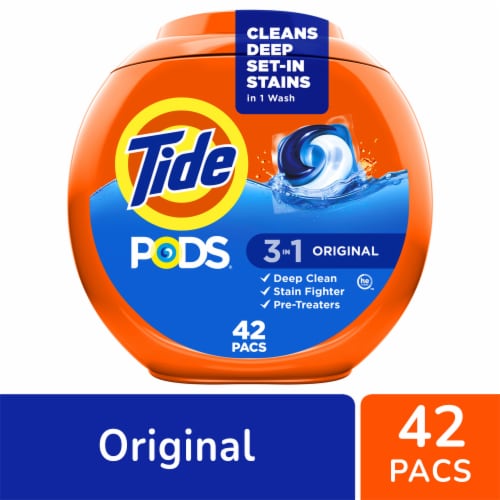 Tide Pods Original, 42 ct — 4 Per Case