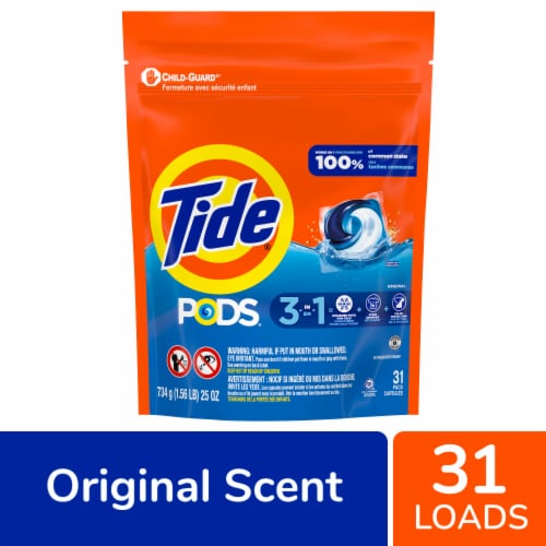 Tide Pods Original, 31 Count — 4 Per Case