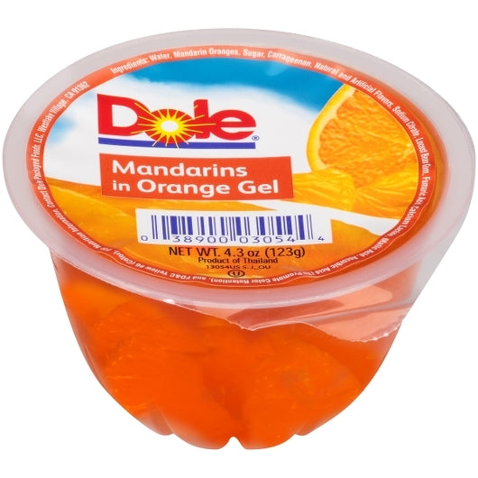 Dole Mandarin Oranges In Orange Gel, 4.32 Ounce — 36 Per Case
