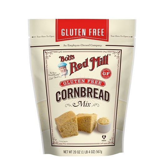 Bob's Red Mill Gluten Free Cornbread Mix, 20 Ounce — 4 Per Case