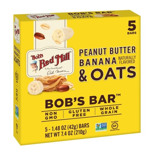 Bob's Red Mill Peanut Butter Banana And Oats Bar, 1.48 Ounce — 30 Per Case