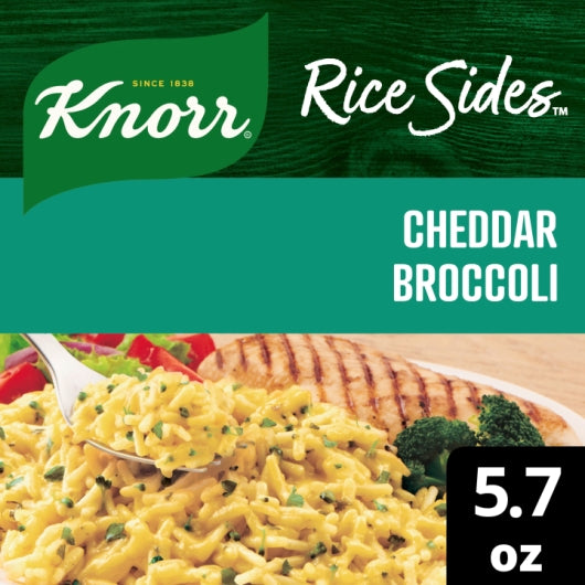 Knorr Rice Sides Cheddar Broccoli Flavor, 5.7 Ounce — 12 Per Case