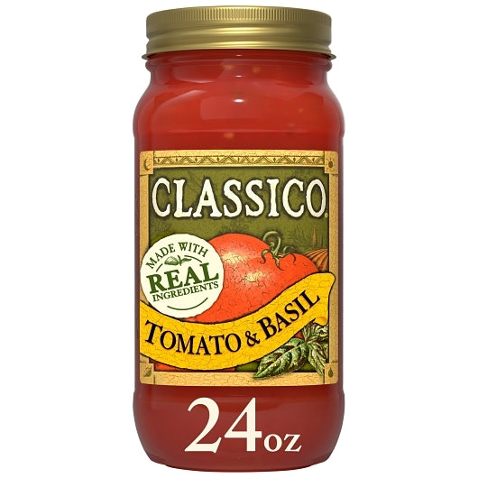 Classico Tomato & Basil Sauce, 1.5 Pound — 12 Per Case