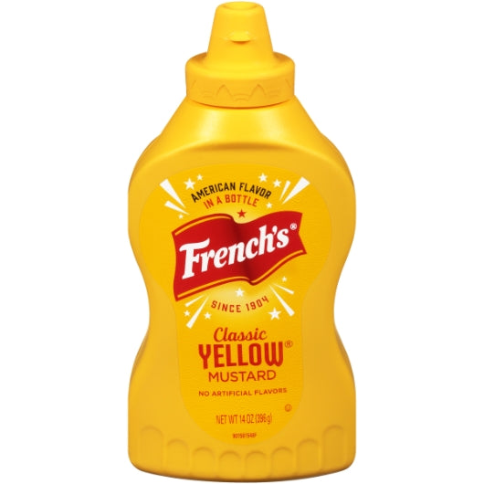 French's Classic Yellow Mustard Bottle, 14 Ounce — 16 Per Case