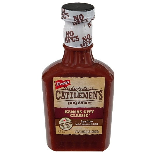 Cattleman's Kansas City Classic Bbq Sauce Bottle, 18 Ounce — 12 Per Case