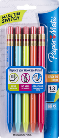 Paper Mate Mech Pencil 1.3mm, 5 ct — 36 Per Case