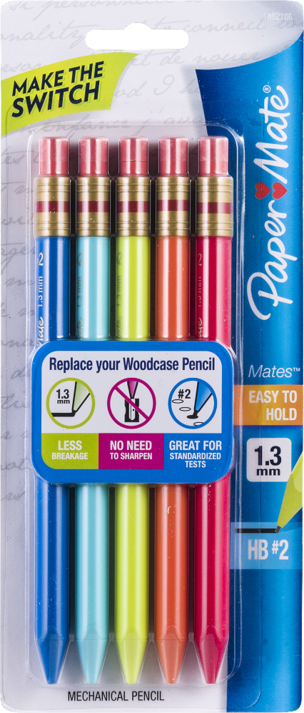 Paper Mate Mech Pencil 1.3mm, 5 ct — 36 Per Case