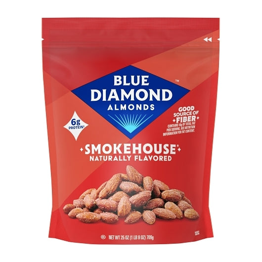 Blue Diamond Almonds Smokehouse Almonds, 25 Ounce — 6 Per Case