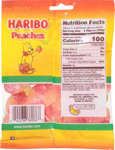 Haribo 5 oz Bears Peach 5 oz — Case of 12