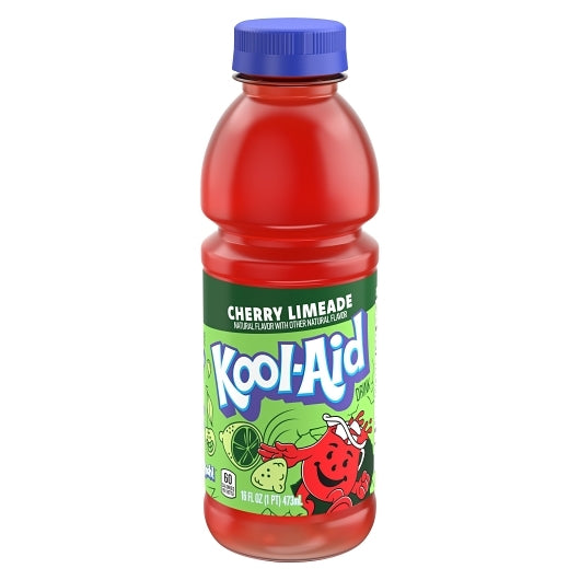 Kool-Aid Cherry Limeade Ready To Drink Beverage, 473 Milliliter — 12 Per Case