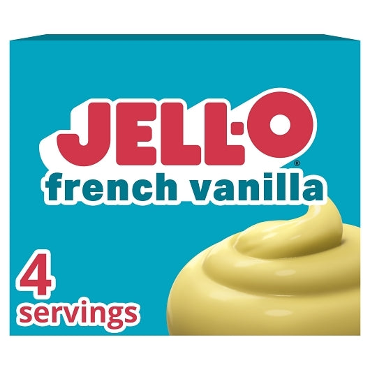 Jell-O French Vanilla Flavored Instant Pudding Mix, 3.4 Ounce — 24 Per Case