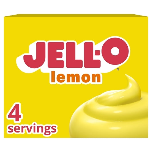 Jell-O Lemon Flavored Instant Pudding Mix, 3.4 Ounce — 24 Per Case