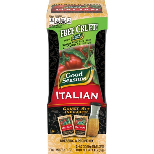 Good Seasons Mix Italian Dressing Single Serve Packets, 39 Gram — 6 Per Case