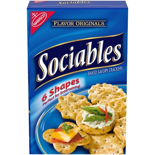 Sociables Nabisco Crackers, 7.5 Ounce — 6 Per Case