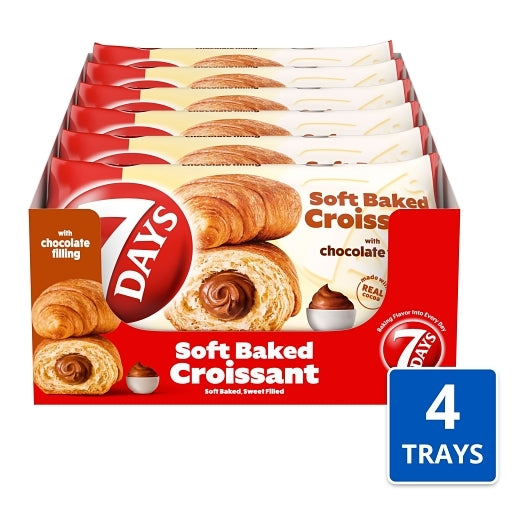 7Days Soft Chocolate Croissant, 2.65 Ounce — 24 Per Case
