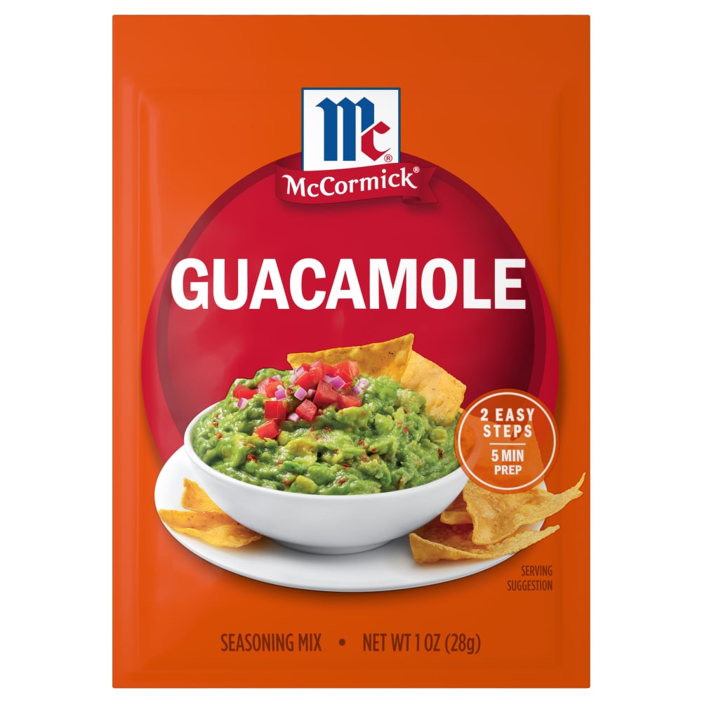 McCormick Guacamole Seasoning Mix, 1.03 oz — 12 Per Case