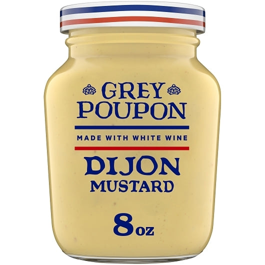 Grey Poupon Dijon Mustard Jar, 227 Gram — 12 Per Case