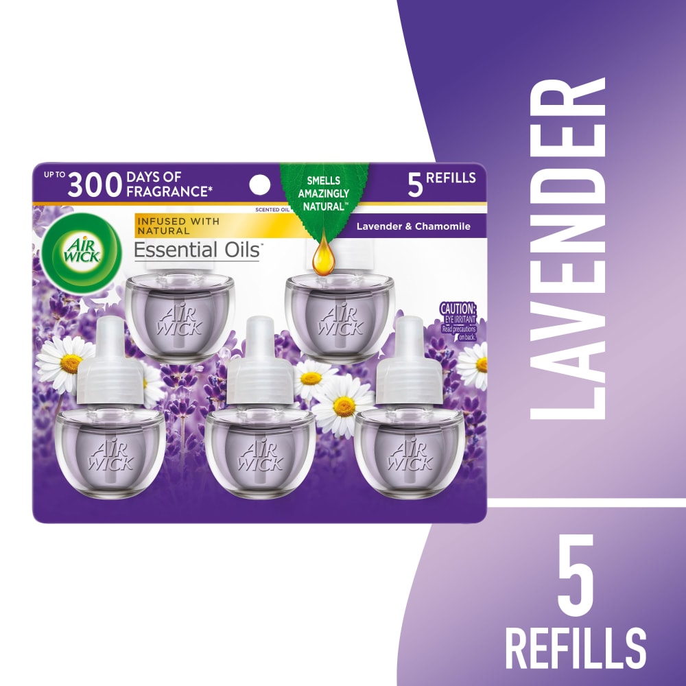Air Wick Scented Oil Refill Lavender and Chamomile, 5 ct — 5 Per Case