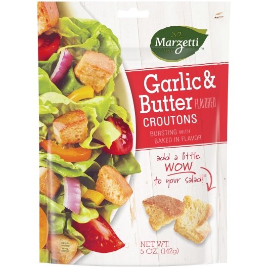 Marzetti Garlic And Butter Crouton Bag, 5 Ounce — 12 Per Case