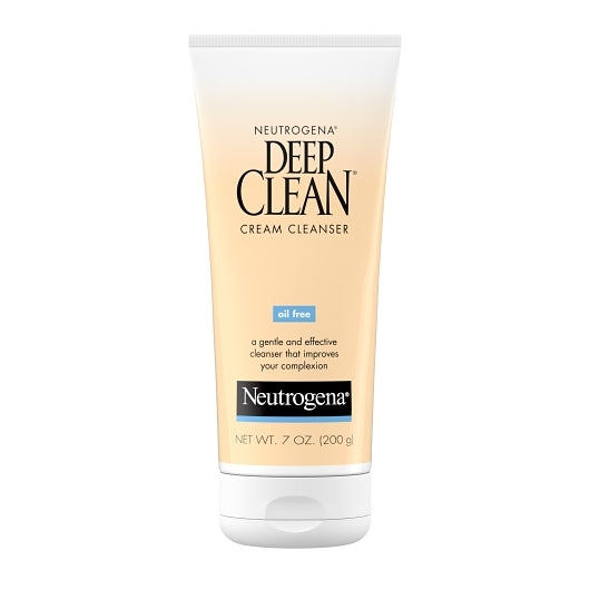 Neutrogena Deep Clean Cream Cleanser Oil Free, 7 Ounce — 12 Per Case